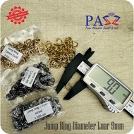 Ring o Jump Ring 9mm (outer diameter) ± 100pcs