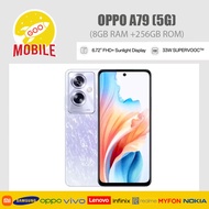 OPPO A79 5G Smartphone (8GB RAM + 256GB ROM) 6.72 FHD+ Sunlight Display, 33W SUPERVOOC Fast-Charging 5000mAh Large Battery, Glowing Feather Design - 1 year warranty by Oppo Malaysia