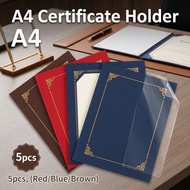 5Pcs Waterproof Certificate Holder Reusable Certificate Holder For Award Certificate