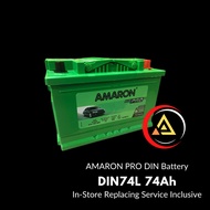 Amaron Car Battery HILIFE DIN74L - 66Ah