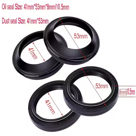 41x53x8/10.5 Motorcycle Shock Absorber Front Fork Oil Seal Dust Seal For Kawasaki KZ1300 NINJA 600R