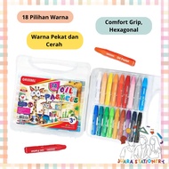 (1601) Greebel Oil Pastel 18 Colors Oil Pastel Crayon/ School Crayon