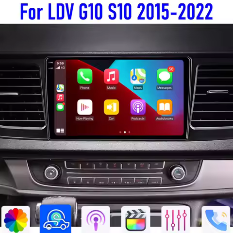 GPS 9'' For LDV G10 S10 2015-2022 Car Stereo Radio Wireless Apple Carplay Android 13 Auto Google Map