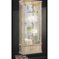LHT Model : 491 ✅ 2 Doors Display Cabinet 2.5 ft