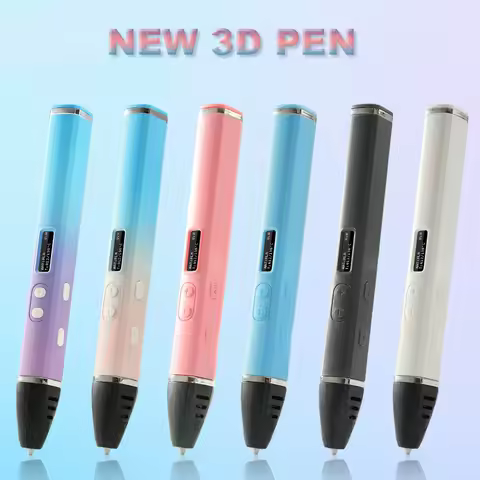 3D Printing Pen OLED Display Professional 3D Print Pens Competition Level With PLA Filament 3D Doodl