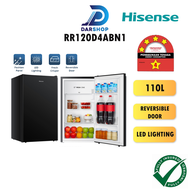 Hisense Fridge 110L Mini Refrigerator Single Door Mini Fridge Peti Sejuk Mini Bar Peti Ais Mini 1 Pintu 迷你冰箱 RR120D4ABN1
