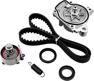 Timing Belt Kit with Water Pump Fits 2001-2005 Honda Civic/Acura EL 1.7L L4 SOHC, OE Replace# TS2631