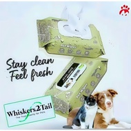 Whiskers2Tail Pet Wipes 100's (6 packs)