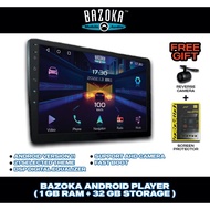 Pemain Android Kereta Bazoka Android Player 9" & 10" inch (1Gb Ram+32Gb) Quad Core Car Multimedia An