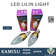 LILIN Kamisu Candle Lamp Led Candle Bulb 7 Watt Candle/