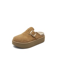 Staccato Womens Birkenstocks Mules รองเท้าแตะผู้หญิง ส้นตึก EN312