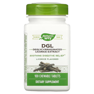 Natures Way DGL Licorice Extract 100 Chewable Tablets