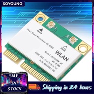 soyoung PUSOKEI 8265HMW Wireless Network Card MU-MIM0 Bluetooth4.2 WiFi 2.4G,5Ghz Laptop Mini PCI?E 