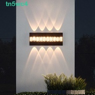 TN5WC4 Waterproof Wall Light, 10W/8W/6W AC85-265V LED Wall Lamp, Durable Warm/RGB Lights Wall-mounte