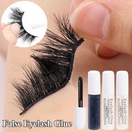 Disposable False Eyelash Glue With tweezers / Waterproof Black White Transparent Quick Dry Eyelashes