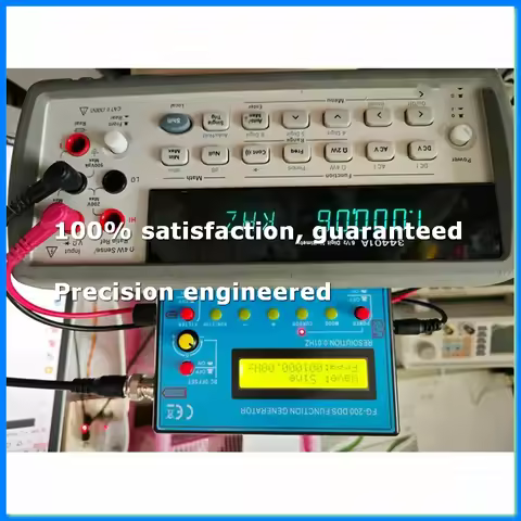 FG-200 DDS Function Signal Generator Frequency Counter 0.01Hz -500KHz Signal Source Module Sine+Squa