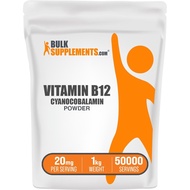 [sgstock] BulkSupplements.com Vitamin B12 Powder - as Cyanocobalamin, Vitamin B Supplement, Vitamin 