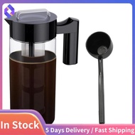 Cold Brew Coffee Maker, 40 Oz Iced Coffee Pitcher with Mesh Filter, Glass Ice Coffee Making Jug for 