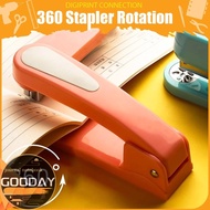 360 Stapler Rotation Heavy Duty Stapler 24/6 Staples Effortless Long Paper Swivel Stapler