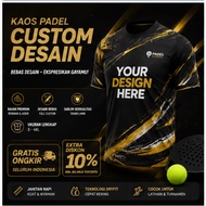 CUSTOM DESGIN PADEL JERSEY | PADEL TEAM CLOTHES | CUSTOM PADEL CLOTHES| PADEL T-SHIRT| PADEL t-shirt