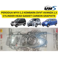 PERODUA MYVI 1.3 KEMBARA DVVT AVANZA 1.3 CYLINDER HEAD GASKET CARBON GRAPHITE