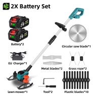 เครื่องตัดหญ้าขนาด6นิ้วแบบมือถือเครื่องโกนหนวดไร้สายเครื่องตัดหญ้าไฟฟ้าตัดหญ้าแต่งสวนประสิทธิภาพเครื