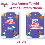 Juz Amma Tajwid Warna 7 in 1 [JZ-013] Gratis Custom Free Nama dan Foto Cover Bukan Sticker Tempelan 