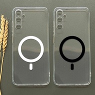 ABS-022 Softcase Clear Case Samsung A15 A16 A06 A55 A54 A32 A25 A05S A05 A04 MAGSAFE Motif