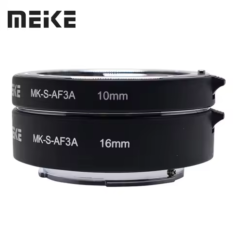 Meike Auto Focus Macro Extension Tube Adapter Ring 10mm 16mm for Sony E-Mount A7 A7II A7III A6000 A6