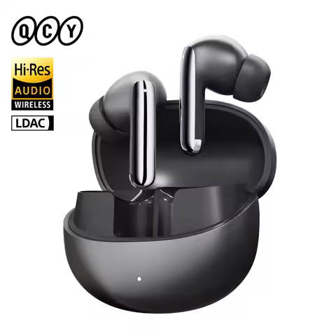 QCY MeloBuds Pro ANC Bluetooth 5.3 Earphones Wireless 46dB Hybrid ANC Hi-Res LDAC Earbuds 6 Mic Head