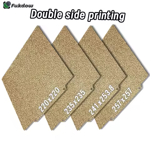 Pei Sheet 235x235 K1C Build Plate 220x220 Double Sided Spring Steel Sheet Pei Textured for Ender 3 B
