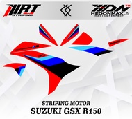 Striping GSX - Stiker Transparan GSX 150R Livery BMW (Sudah Terpotong)