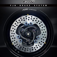 ชิ้นส่วนอะไหล่รถจักรยานยนต์ไฟฟ้า FJN Floating Brake Disc 3 Holes 220mm สำหรับการปรับแต่งรถจักรยานยนต
