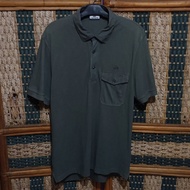 kaos polo pria LACOSTE Loose fit second Original ARMY.