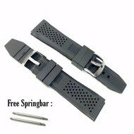 Strap Tali Rubber Jam Tangan Swiss Army 22mm Tali Jam Karet Swiss Army