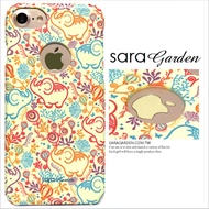 【Sara Garden】客製化 手機殼 蘋果 iphone7 iphone8 i7 i8 4.7吋 手繪 民族風 大象 保護殼 硬殼