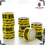 YRBWDYZDH Warning Tape, Black Character DO NOT ENTER Caution Signs Adhesive Tape, Tool Yellow Tape K