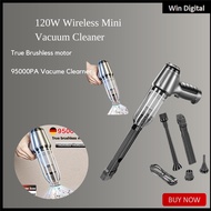 120W Wireless Mini Car Vacuum Cleaner Handheld Vacuum Cleaner 95000PA Brushless Motor Vacuum Cleaner