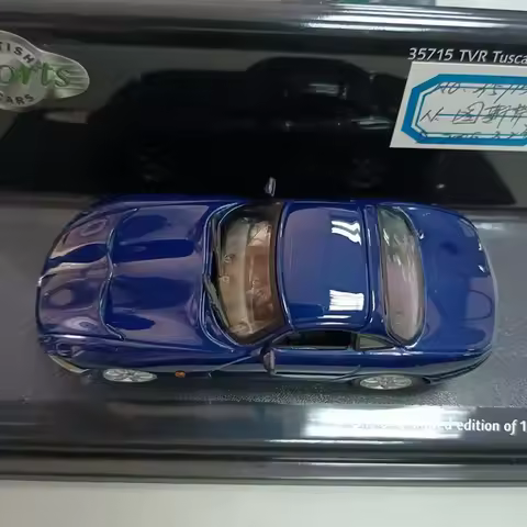 1:43 Scale TVR Tuscan Limited Sports Car Chameleon Model Garage Ornament Display Hobby Collection Co