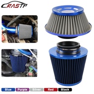 【support】 New 76mm Stainless Steel Or High Power Flow Cold Air Filter Car Cone Air Intake Filter Induction Kit Ofi073