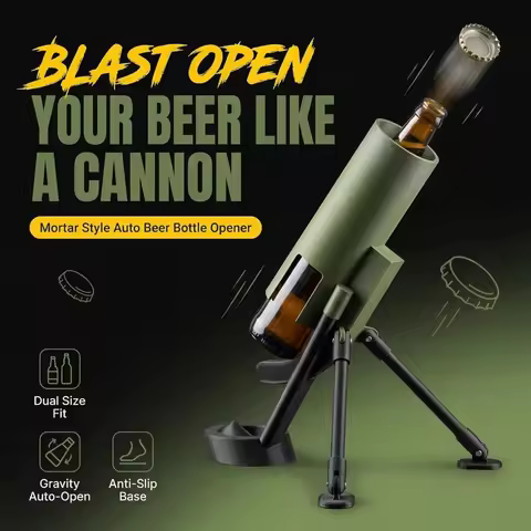 500ml & 330ml Beer Bottle Mortar Beer Opener Bottle Cap Launcher Mortar Bottle Opener – Universal Mo