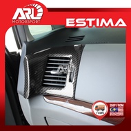 Toyota Estima XR50 ACR50 ACR55 Interior Carbon Aircond Lining Fiber Design Aircond Decoration For Es
