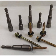 8MM MAGNETIC NUT SETTER, KEPALA SKRU, SELF DRILLING SCREW, SKRU BATTERN,SKRU ATAP,SKRU ZINK,PEMBUKA 