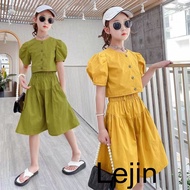 Baju 2pcs/set Suits Baju Kanak Perempuan Girls Suits Short Sleeve Shirts and Shorts Fashion Clothes 