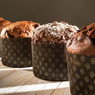 Panettone Cups / Casing / Mold. Thick Heavy Duty Corrugated material for even baking