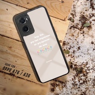 Case OPPO A36/ A76 - Casing OPPO A36/ A76 [ QUOTES ] Silikon OPPO
