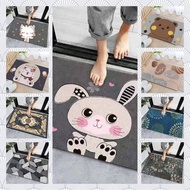 [In Stock] Bathroom Floor Mats Bathroom Non-Slip Absorbent Floor Mats Door Entrance Door Mats Home Kitchen Bedroom Carpet Door Mats Floor Mats