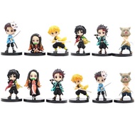 6 Demon Slayer's Swords Hand-Made My Wife Zenitsu Nezuko Tanjiro Inoshu Doll Model Decoration Orname