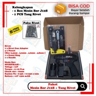 JLD CORDLESS DRILL MESIN BOR TANG RIVET BATERAI OBENG ELEKTRIK J12S