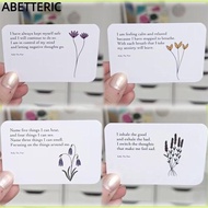 ABETTERIC Anxiety Relief Pocket Healing Card, with Positive Quotes Paper Anxiety Relief Pocket Poems